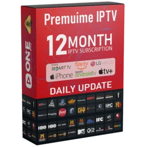 Abonnement IPTV 12 Mois