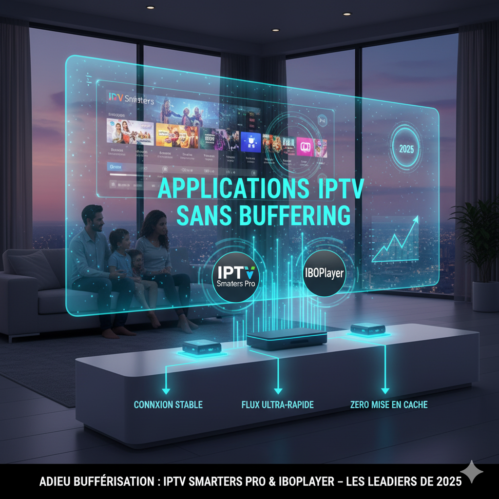 applications IPTV sans buffering