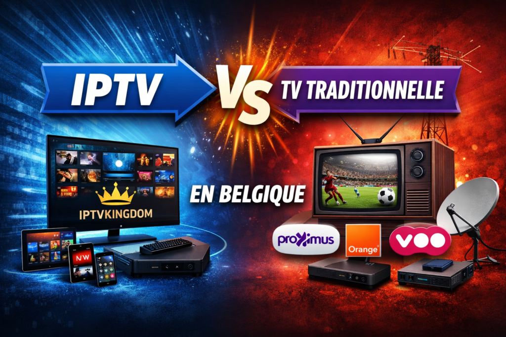 iptv-vs-tv-belgique : IPTV vs TV traditionnelle (Proximus, Orange, VOO)