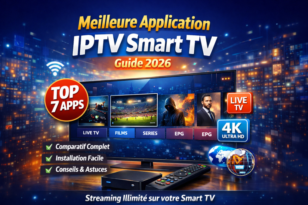 Meilleure application IPTV Smart TV : Guide complet pour 2026