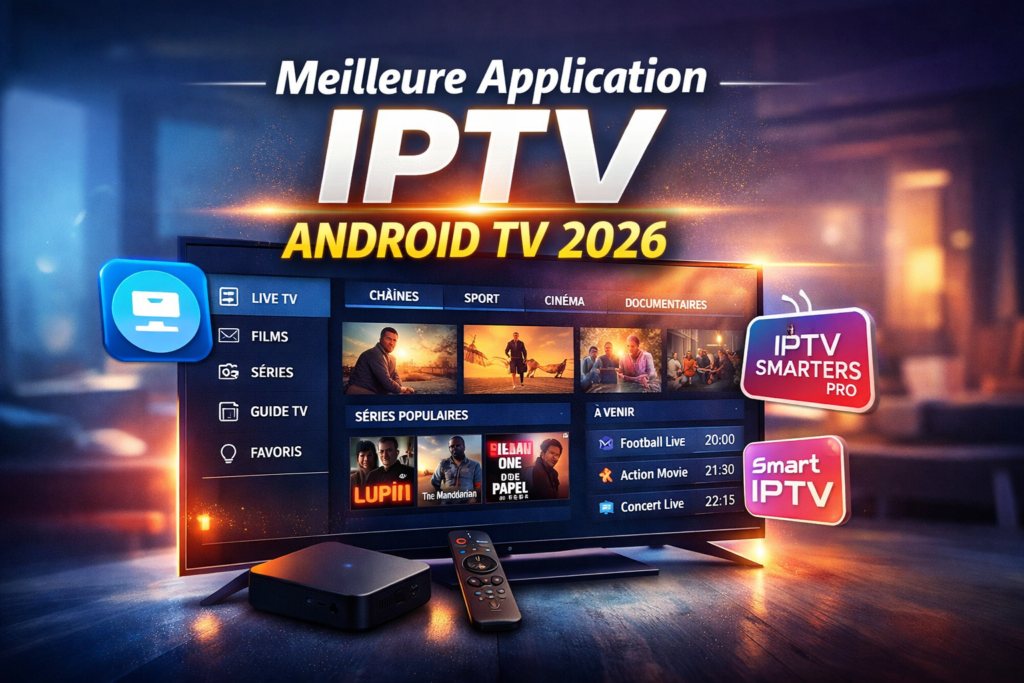 Meilleure application IPTV Android TV : Guide complet pour un streaming fluide en 2026