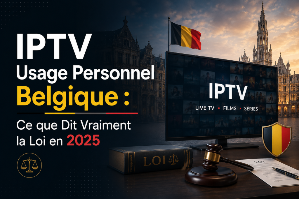 IPTV Usage Personnel Belgique : Ce que Dit Vraiment la Loi en 2025
