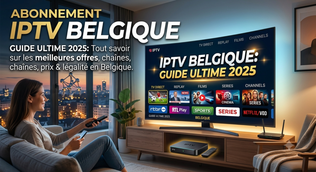Abonnement IPTV Belgique : guide ultime 2025